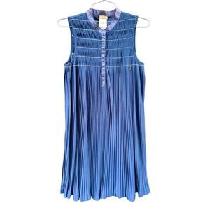 VTG Galliano pleated mini-dress